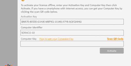 QLM License Wizard Offline Activation