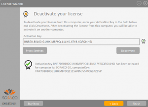 QLM License Wizard DeActivation