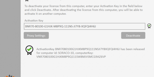 QLM License Wizard DeActivation